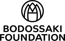 Black and white logo of the Bodossaki Foundation with a stylized emblem above the foundations name in capital letters.